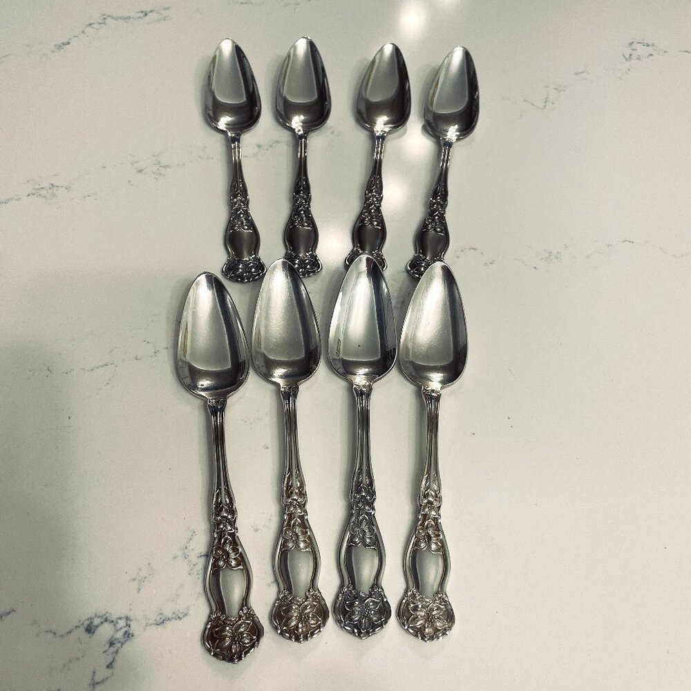 Wm Rogers & Son Vintage Orange Blossom Silverplate Teaspoons (1910) Set …